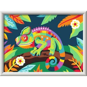 Ravensburger CreArt Pintura por números para niños Camaleón Colorido Ravensburger CreArt Pintura por números para niños Camaleón Colorido