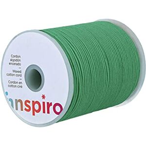 INNSPIRO - 260328 - Verde loro - 2.0 mm - Cordón de algodón encerado INNSPIRO - 260328 - Verde loro - 2.0 mm - Cordón de algodón encerado