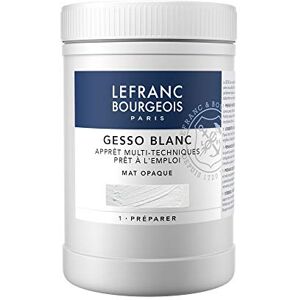 Lefranc Bourgeois Gesso, Aditivo para Acrílico, Preparador de Superficie Mate Opaco, 1L, Blanco Lefranc Bourgeois Gesso, Aditivo para Acrílico, Preparador de Superficie Mate Opaco, 1L, Blanco