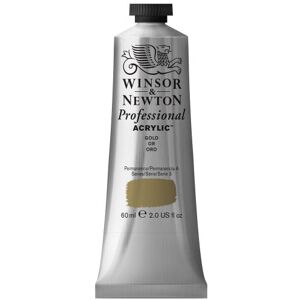Winsor & Newton Professional Acrylic Pintura Acrílica en Tubo, Dorado (Gold), 60 ml Winsor & Newton Professional Acrylic Pintura Acrílica en Tubo, Dorado (Gold), 60 ml