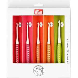 Prym Juego de agujas de ganchillo, multicolor, pequeñas (E, G, 7, H, J) Prym Juego de agujas de ganchillo, multicolor, pequeñas (E, G, 7, H, J)