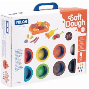 MILAN ® Maletín 8 Botes 59 g Pasta Blanda Soft Dough con Herramientas 'Barbacoa' MILAN ® Maletín 8 Botes 59 g Pasta Blanda Soft Dough con Herramientas 'Barbacoa'