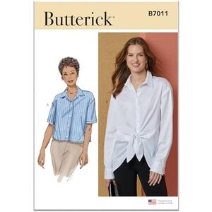 Butterick Patrón de costura para camisas de mujer U5 (16-18-20-22-24) Butterick Patrón de costura para camisas de mujer U5 (16-18-20-22-24)