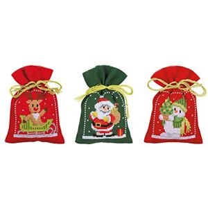 Vervaco Kit de bolsa, Colores variados, No se aplica, 3 Vervaco Kit de bolsa, Colores variados, No se aplica, 3