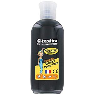 Cléopâtre Cleopatre PGN100X-2 Pintura guache Nefertari Premium Frasco de 100 ml Negro Cléopâtre Cleopatre PGN100X-2 Pintura guache Nefertari Premium Frasco de 100 ml Negro