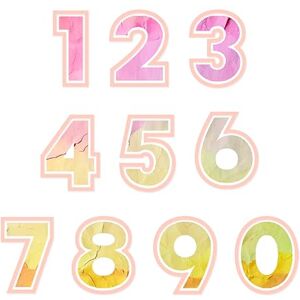 Sizzix Thinlits Juego de troqueles, números de 2 pulgadas por 49 y mercado, 20 troqueles de corte Sizzix Thinlits Juego de troqueles, números de 2 pulgadas por 49 y mercado, 20 troqueles de corte