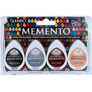 Tsukineko Memento Juego de 4 Piezas Stone Mountain - Tinta artística Tsukineko Memento Juego de 4 Piezas Stone Mountain - Tinta artística