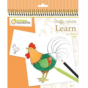 Avenue Mandarine MY MANDARINE Un cuaderno para colorear Graffy Lean para aprender a dibujar 24 dibujos A partir de 5 años Granja Avenue Mandarine MY MANDARINE Un cuaderno para colorear Graffy Lean para aprender a dibujar 24 dibujos A partir de 5 años Granja