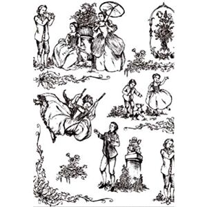Décopatch FDA495O Pack de Papel Medieval de Dibujos - 20 Hojas Décopatch FDA495O Pack de Papel Medieval de Dibujos - 20 Hojas
