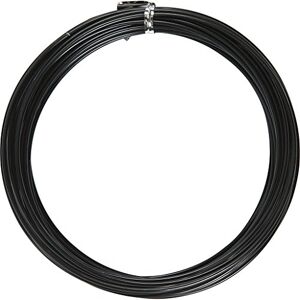 Creativ Alambre de aluminio, grosor 2 mm, negro, redondo, 10 m Creativ Alambre de aluminio, grosor 2 mm, negro, redondo, 10 m