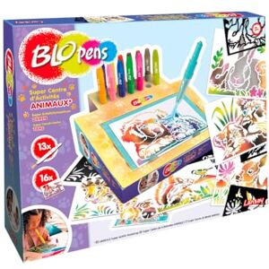 Lansay BLOPENS Centro de Actividades Super Animal Nuevo 16 Plantillas Efecto Aerógrafo Caja Convertible en Soporte Tapas Lavables Juego Creativo para Niños a Partir de 5 Años Lansay BLOPENS Centro de Actividades Super Animal Nuevo 16 Plantillas Efecto Aerógrafo Caja Convertible en Soporte Tapas Lavables Juego Creativo para Niños a Partir de 5 Años