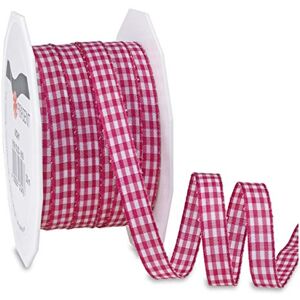 C.E. Pattberg Cinta Decorativa Magenta/Blanco - 20m C.E. Pattberg Cinta Decorativa Magenta/Blanco - 20m
