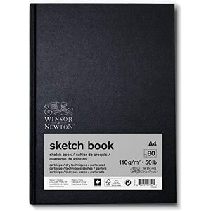 Winsor & Newton Cuaderno de esbozo, Blanco Natural, Engomado A4 Winsor & Newton Cuaderno de esbozo, Blanco Natural, Engomado A4