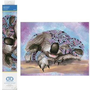 DIAMOND DOTZ Diamond Painting de Sueños de Koala. Cuadro de Diamantes 5D de Animales. Kit Completo de Pintura con Diamantes Nivel Intermedio de 45.5 x 35.5 Cms DIAMOND DOTZ Diamond Painting de Sueños de Koala. Cuadro de Diamantes 5D de Animales. Kit Completo de Pintura con Diamantes Nivel Intermedio de 45.5 x 35.5 Cms