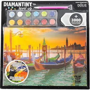 DIAMANTINY Level Up Landscape Nice Group Creative Art, Diamond Painting Kit, crea el mosaico de Venecia DIAMANTINY Level Up Landscape Nice Group Creative Art, Diamond Painting Kit, crea el mosaico de Venecia