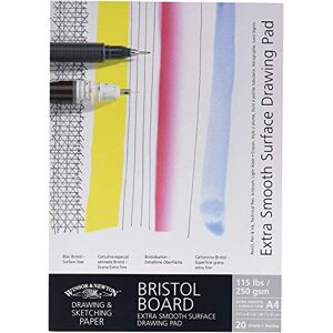 Winsor & Newton Cartulina satinada A3 para dibujo extra suave , 20 hojas Winsor & Newton Cartulina satinada A3 para dibujo extra suave , 20 hojas