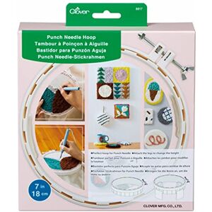 Clover Punchneedle, acrilonitrilo butadieno estireno ABS, color blanco Clover Punchneedle, acrilonitrilo butadieno estireno ABS, color blanco