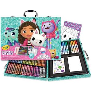 CRAYOLA Inspiration Art Case, Gabby's Dollhouse Coloring Case, Ideal para Dibujar y Colorear, 115 Piezas, rotuladores, Ceras y lápices, CRAYOLA Inspiration Art Case, Gabby's Dollhouse Coloring Case, Ideal para Dibujar y Colorear, 115 Piezas, rotuladores, Ceras y lápices,