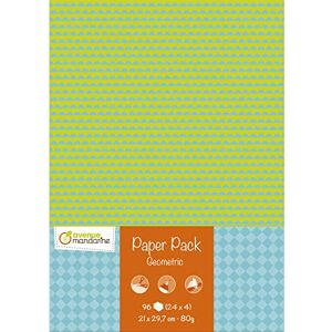 Avenue Mandarine 96 hojas impresas con motivos geométricos Ocio creativo, scrapbooking y DIY 24 diseños decorativos x 4, doble cara A4, 21 x 29,7 cm 80 g Paper Pack Geometric Avenue Mandarine 96 hojas impresas con motivos geométricos Ocio creativo, scrapbooking y DIY 24 diseños decorativos x 4, doble cara A4, 21 x 29,7 cm 80 g Paper Pack Geometric