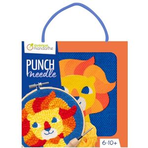 Avenue Mandarine My Mandarine Kit de punto de cruz para niños (18 x 18 cm, a partir de 6 años), diseño de león Avenue Mandarine My Mandarine Kit de punto de cruz para niños (18 x 18 cm, a partir de 6 años), diseño de león