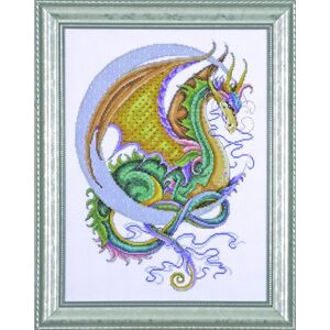 Kit de punto de cruz Dragón Celestial de Design Works - Multicolor Kit de punto de cruz Dragón Celestial de Design Works - Multicolor