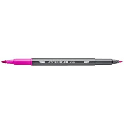 STAEDTLER aquarell Journey 3001-20 Rotulador de doble fibra (magenta, punta fina y punta de pincel flexible, 10 rotuladores magenta) STAEDTLER aquarell Journey 3001-20 Rotulador de doble fibra (magenta, punta fina y punta de pincel flexible, 10 rotuladores magenta)