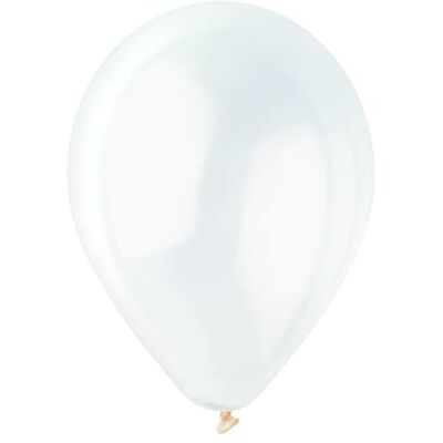 Ciao Paquete 100 globos en latex natural Premium Quality G120 (Ø 33cm / 13"), transparente Ciao Paquete 100 globos en latex natural Premium Quality G120 (Ø 33cm / 13"), transparente