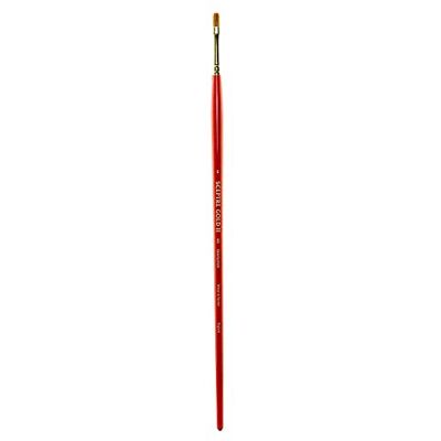 Winsor & Newton Sceptre Gold II Pincel Plano con Mango Largo, Rojo, Nr. 6 5 mm Winsor & Newton Sceptre Gold II Pincel Plano con Mango Largo, Rojo, Nr. 6 5 mm