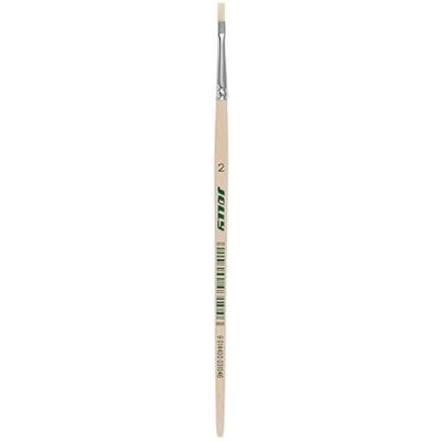 JOLLY Pinceles de cerdas nº 2, Caja de cartón de 12 Unidades, Ideal para Acuarelas, Ceras, Efectos de Acuarela, Larga duración, Efecto Madera, para Escuela, Clases de Arte, Pintura Fina JOLLY Pinceles de cerdas nº 2, Caja de cartón de 12 Unidades, Ideal para Acuarelas, Ceras, Efectos de Acuarela, Larga duración, Efecto Madera, para Escuela, Clases de Arte, Pintura Fina