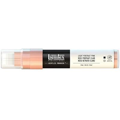 Liquitex Rotulador de Pintura acrílica, Punta Ancha, Rosa Retrato Claro, 15 mm Liquitex Rotulador de Pintura acrílica, Punta Ancha, Rosa Retrato Claro, 15 mm