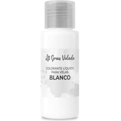 GRAN VELADA Colorante Líquido para Velas Blanco 250 ml Versátil en Diseños Ideal para Velas Artesanales Listo para Usar GRAN VELADA Colorante Líquido para Velas Blanco 250 ml Versátil en Diseños Ideal para Velas Artesanales Listo para Usar