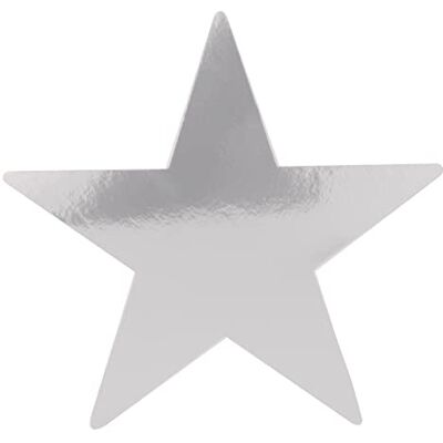 Beistle 24-Piece Foil Star Cutouts, 15-Inch Beistle 24-Piece Foil Star Cutouts, 15-Inch