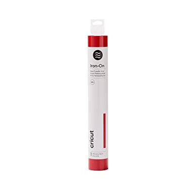 Cricut Vinilo termoadhesivo (1,52 m), Rojo Cricut Vinilo termoadhesivo (1,52 m), Rojo
