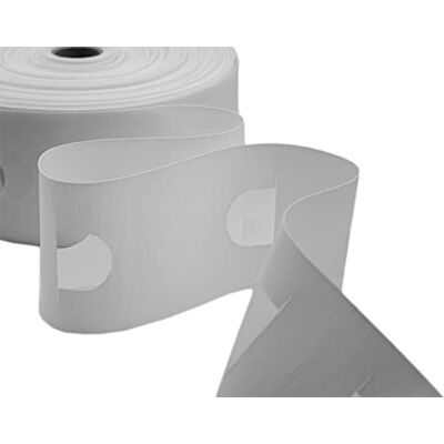 Furlanis Cinta Fruncidora Para Barras Sin Bolsillos, Tejido Italiano 90 mm x 100 m Furlanis Cinta Fruncidora Para Barras Sin Bolsillos, Tejido Italiano 90 mm x 100 m