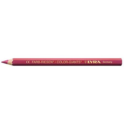 LYRA Caja de cartón de color Gigantes con 12 lápices de colores, rojo veneciano LYRA Caja de cartón de color Gigantes con 12 lápices de colores, rojo veneciano
