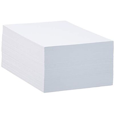 House of Card & Paper Tarjetas para troquelado, de tamaño A6, 160 g/m² Color blanco (paquete de 300 hojas) House of Card & Paper Tarjetas para troquelado, de tamaño A6, 160 g/m² Color blanco (paquete de 300 hojas)