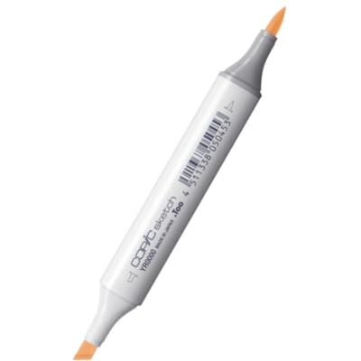 COPIC Sketch YR0000, Pale Chiffon, Rotulador doble con punta mediana y punta de pincel COPIC Sketch YR0000, Pale Chiffon, Rotulador doble con punta mediana y punta de pincel
