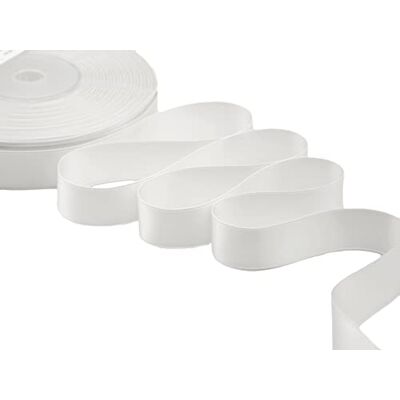 Furlanis Cinta, Satén, Blanco óptico, 25mm x 50m Furlanis Cinta, Satén, Blanco óptico, 25mm x 50m