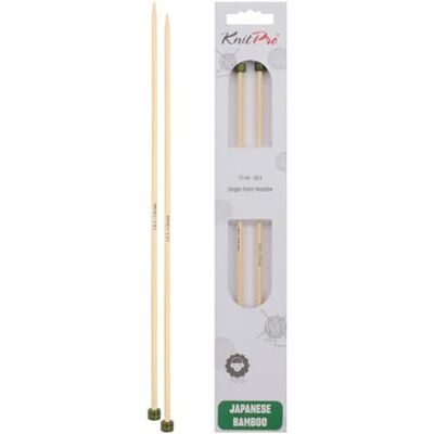 KnitPro - Bambú - 30 cm - 3,5 mm US4 - Agujas de tejer KnitPro - Bambú - 30 cm - 3,5 mm US4 - Agujas de tejer