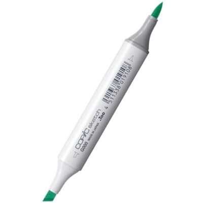 COPIC Sketch G000, Verde pálido, Rotulador doble con punta de anchura media y punta de pincel COPIC Sketch G000, Verde pálido, Rotulador doble con punta de anchura media y punta de pincel