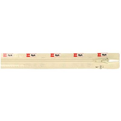 OPTI Cremallera, Poliéster, #00087cream, 70 cm OPTI Cremallera, Poliéster, #00087cream, 70 cm