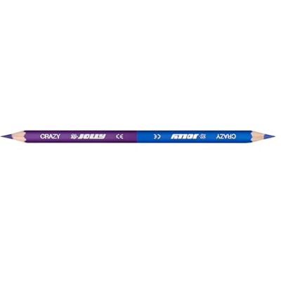 JOLLY Superstick Crazy Lápices de colores hexagonales (12 unidades, punta doble, irrompible, no tóxico, mina extragruesa) JOLLY Superstick Crazy Lápices de colores hexagonales (12 unidades, punta doble, irrompible, no tóxico, mina extragruesa)