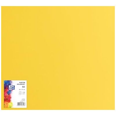 Oxford Cartón de dibujo de 50 x 70 cm/cartón para manualidades, DIN B2, cartón B2, papel para manualidades, 225 g/m², cartón Bristol, 25 hojas, color amarillo, 25 unidades Oxford Cartón de dibujo de 50 x 70 cm/cartón para manualidades, DIN B2, cartón B2, papel para manualidades, 225 g/m², cartón Bristol, 25 hojas, color amarillo, 25 unidades