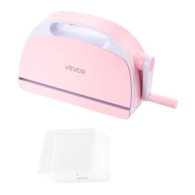 VEVOR Máquina Estampadora y Troqueladora, Apertura de Ancho de 229 mm, Máquina de Troquelado y Estampado Portátil, con Almohadillas de Corte, Mango Ergonómico, para Scrapbooking Manualidades Álbum VEVOR Máquina Estampadora y Troqueladora, Apertura de Ancho de 229 mm, Máquina de Troquelado y Estampado Portátil, con Almohadillas de Corte, Mango Ergonómico, para Scrapbooking Manualidades Álbum