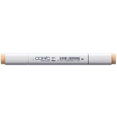 COPIC Classic E51, Milky White, Rotulador Doble con Punta Mediana y Fina COPIC Classic E51, Milky White, Rotulador Doble con Punta Mediana y Fina