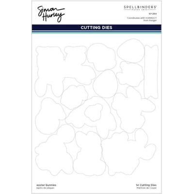 Spellbinders Hermosas Flores grabadas Troqueles Sellos a Juego por Simon Hurley, metálico, tamaño único Spellbinders Hermosas Flores grabadas Troqueles Sellos a Juego por Simon Hurley, metálico, tamaño único