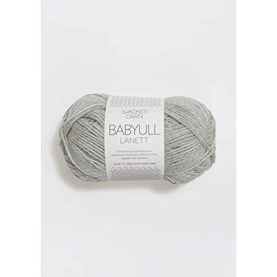Sandnes Garn Babyull Lanett 1022 LYS-graamelert Sandnes Garn Babyull Lanett 1022 LYS-graamelert