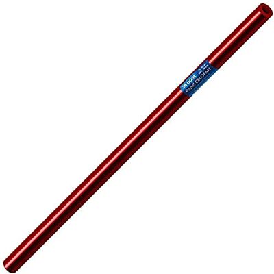 DOHE Pack de 25 papeles celofán rollo, 50 x 70 cm, color rojo DOHE Pack de 25 papeles celofán rollo, 50 x 70 cm, color rojo