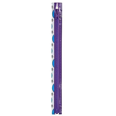 OPTI Cremallera, Poliéster, 00183púrpura, 60 cm OPTI Cremallera, Poliéster, 00183púrpura, 60 cm