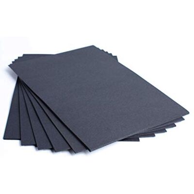 House of Card & Paper Casa de la tarjeta y Papel tarjeta de troqueles A6, 220 G/m², color negro House of Card & Paper Casa de la tarjeta y Papel tarjeta de troqueles A6, 220 G/m², color negro